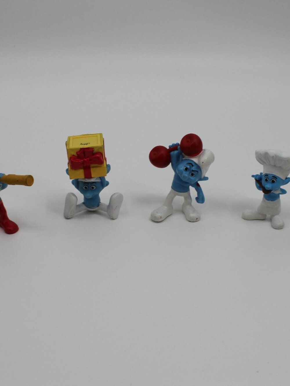 Vintage Smurfs Figures lot of 6 Collectibles Figurines Peyo 2011